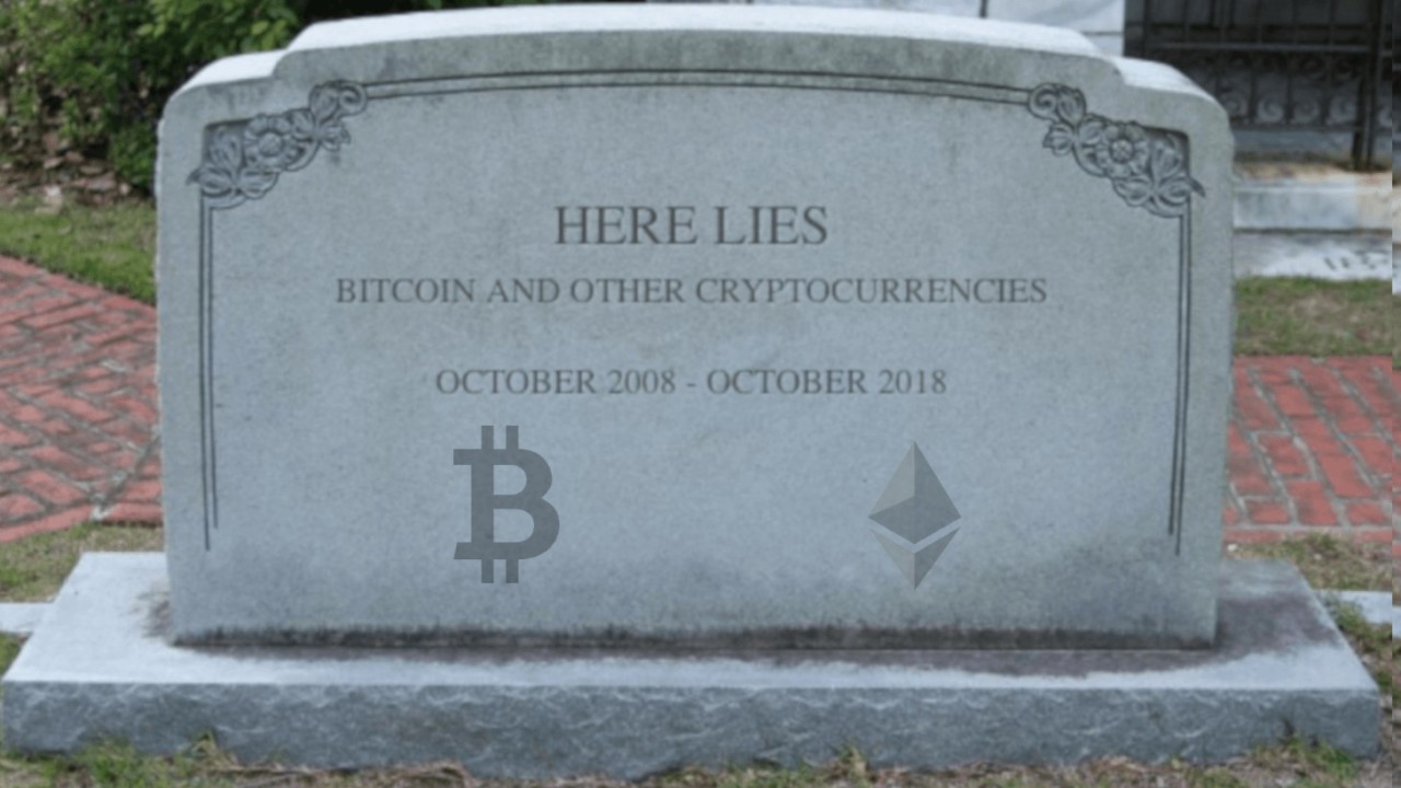 Image result for bitcoin grave 2018