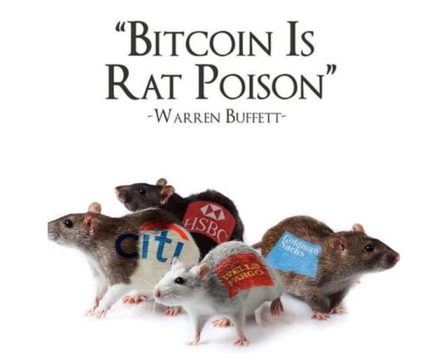 Bitcoin is Rat Poison - CryptoMemes.net